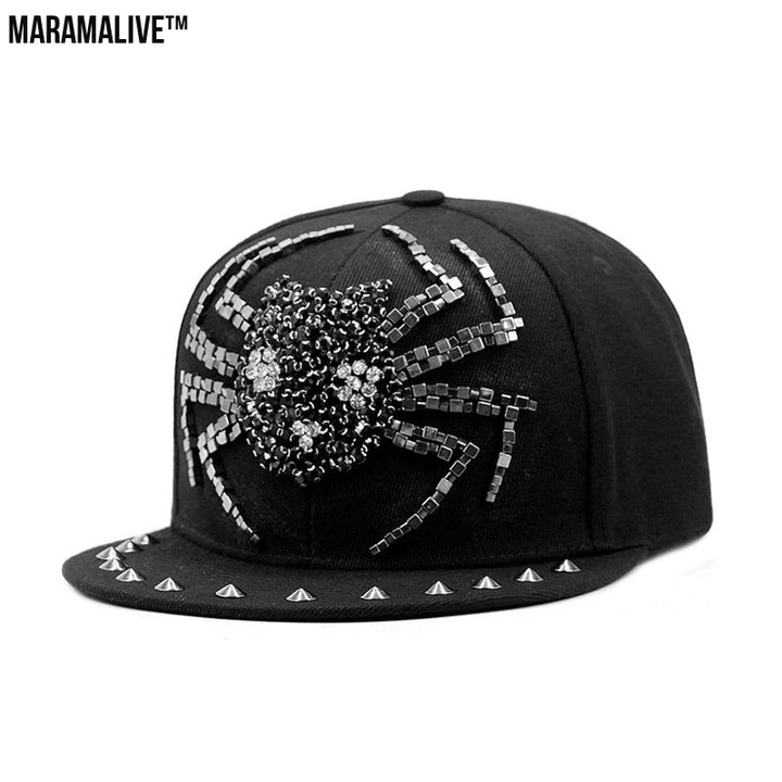 European And American Harajuku Style Hat Nail Cross Skull Rivet