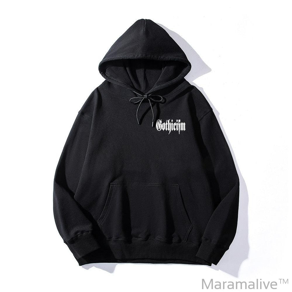 European Hip Hop Gothic Sweater Men's Hoodie