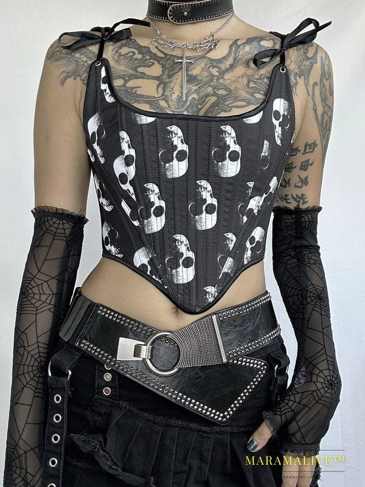 Exclusive Dark Gothic Punk Corset tie Designs Unveiled