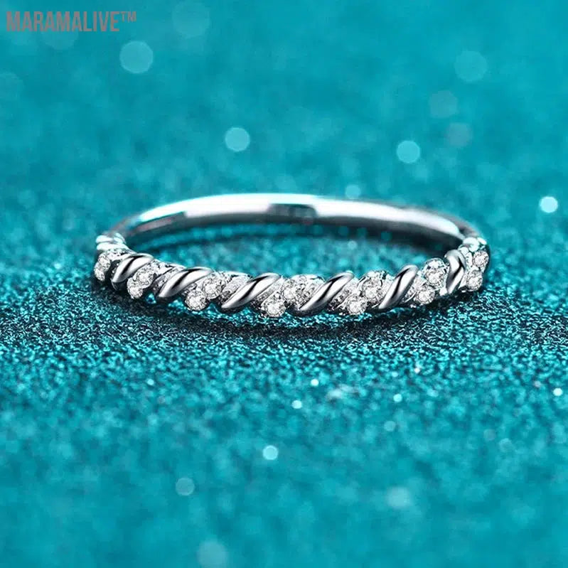 Exquisite Moissanite Eternity Ring Designed for Women