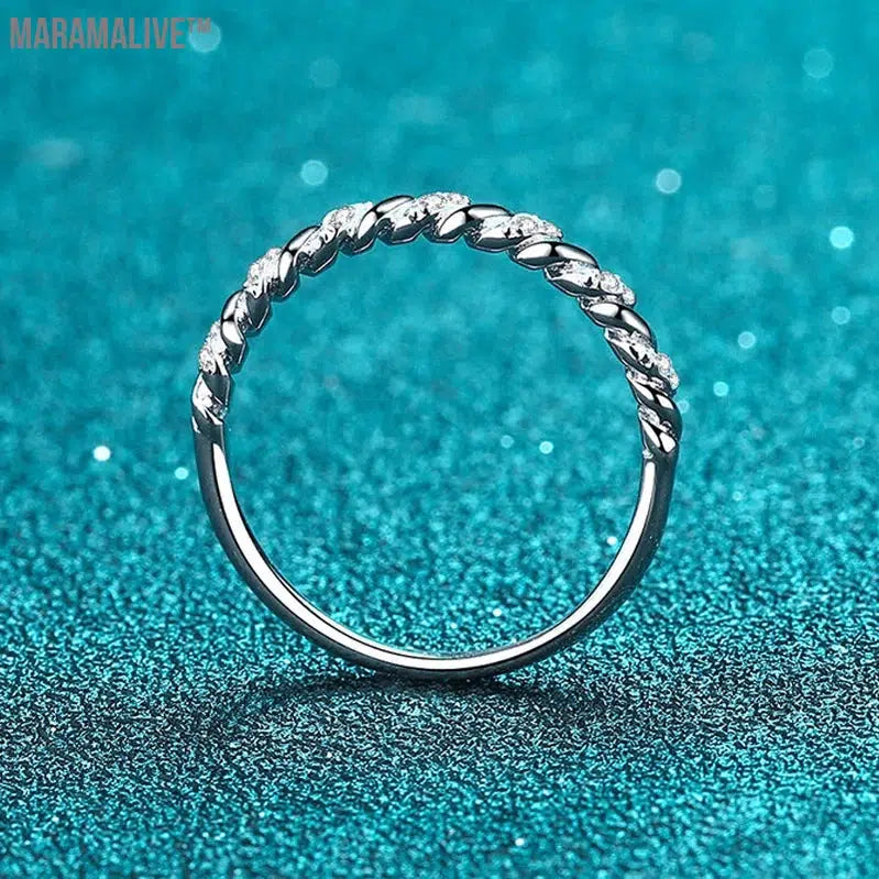 Exquisite Moissanite Eternity Ring Designed for Women