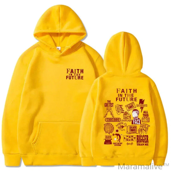 Faith In The Future Album Series 2024 World Tour Hoodie Man Woman Hip Hop Hoodies for Fans