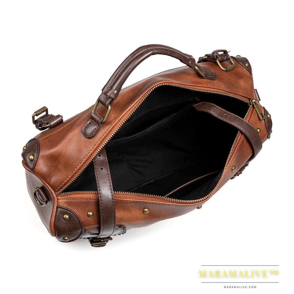 Fashion Creativity Ladies Retro Brown Outdoor Steampunk Backpack