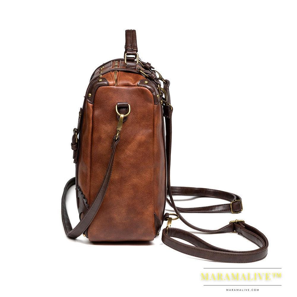 Fashion Creativity Ladies Retro Brown Outdoor Steampunk Backpack