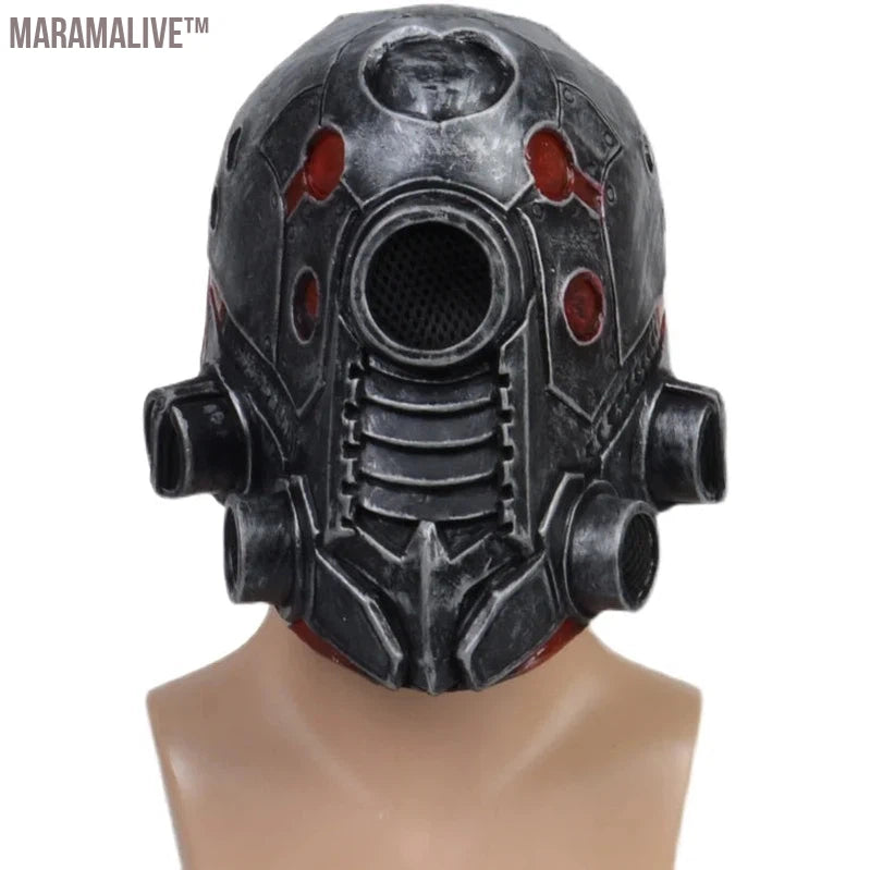 Fashion Function Headgear Makeup Punk HD Mask Masquerade Mask Props Halloween Robot Helmet Gothic Punk Bar Nightclub Styling