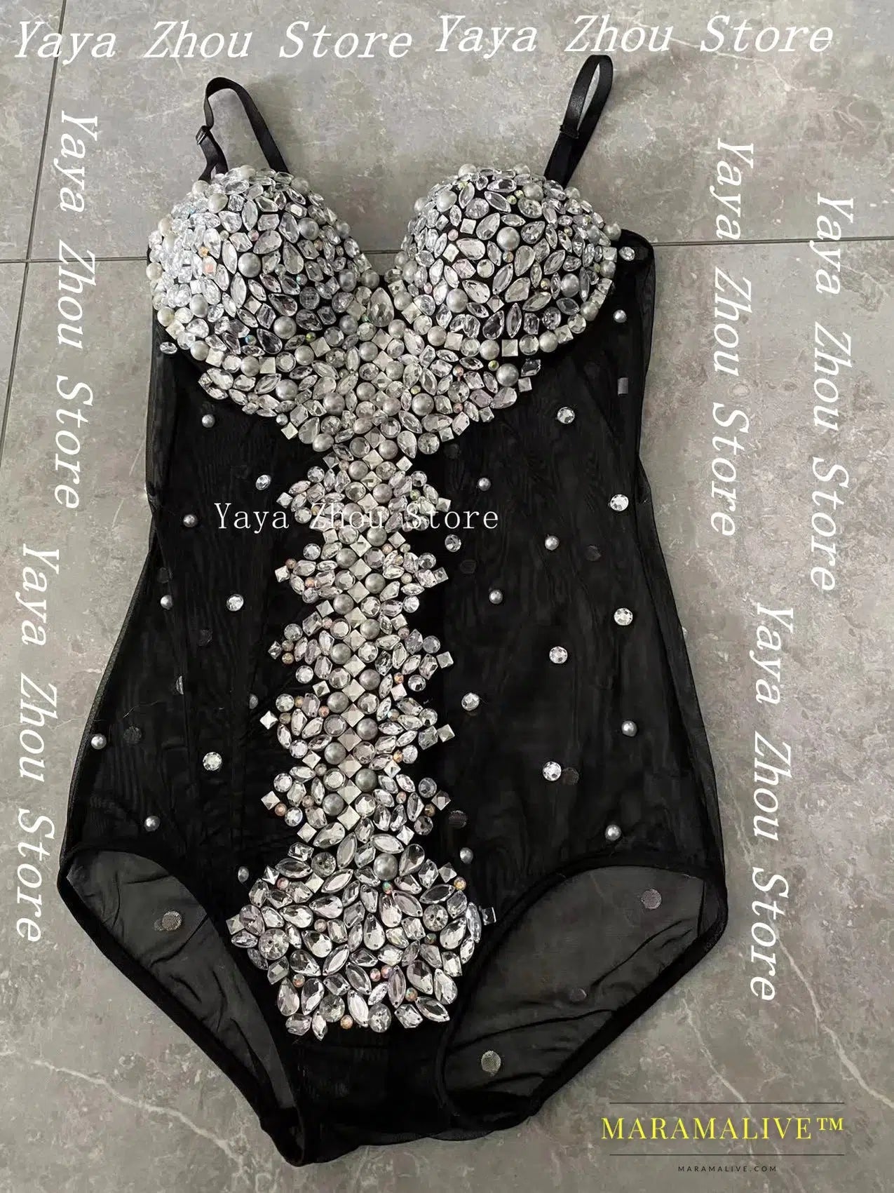 Fashion New Sequins New Sexy Off Shoulder Slimming Inside Jacket Wear A Bra Vest Sling Girl Costume Stage Bar Club Clothing