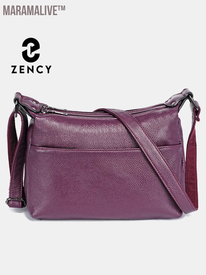 Fashion Purple Women Shoulder Bag High Quality Elegant Lady Crossbody Bags Black Messenger Bag 2024