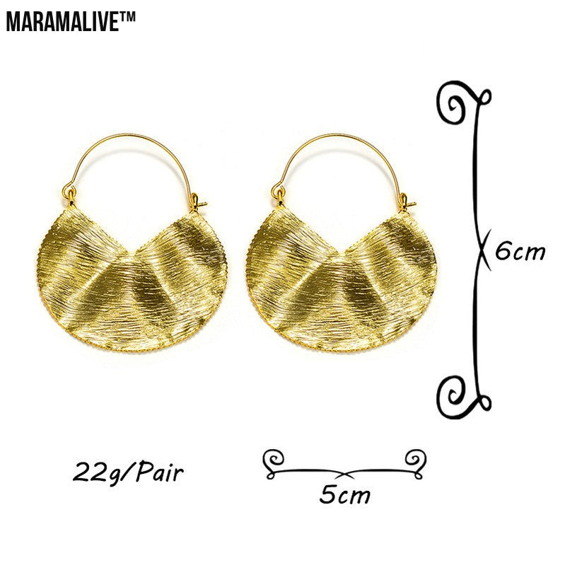 Fashion Retro Female Ornament Earrings Alloy Exaggerated