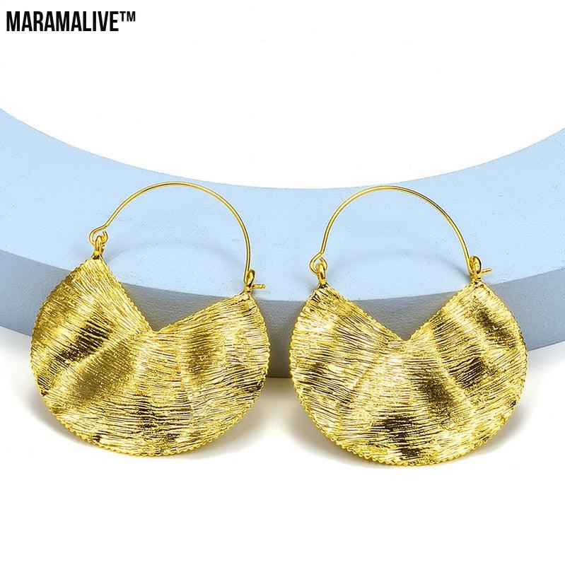 Fashion Retro Female Ornament Earrings Alloy Exaggerated