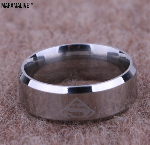 Fashion Titanium Steel Ring 316L Stainless Steel S Shape Men's Ring