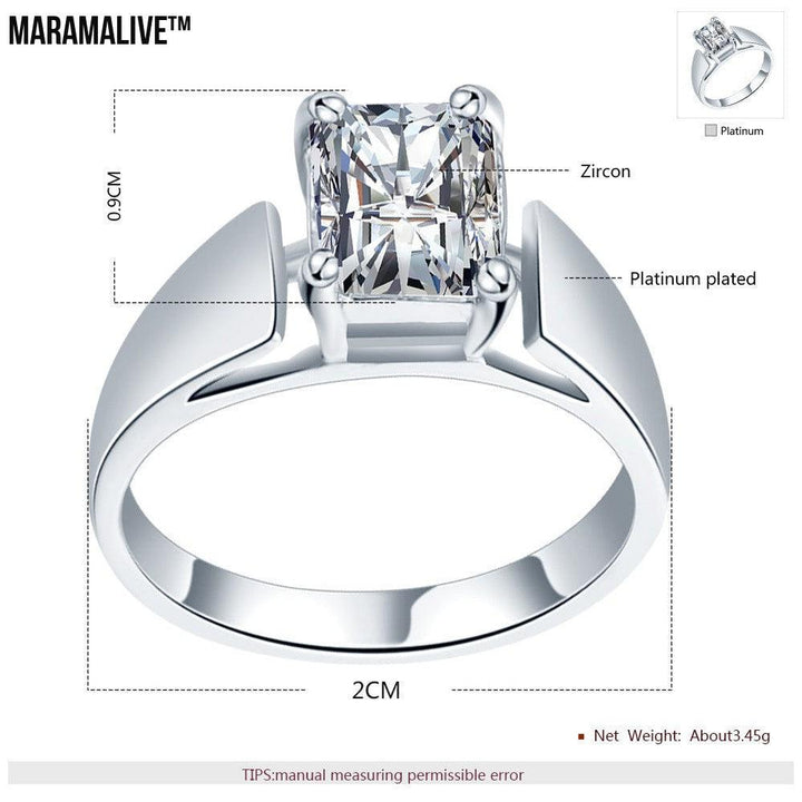 Fashion brief diamond ring