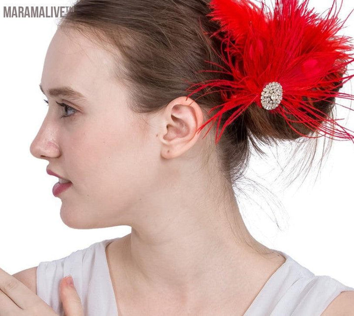 Feather Headdress Hairpin