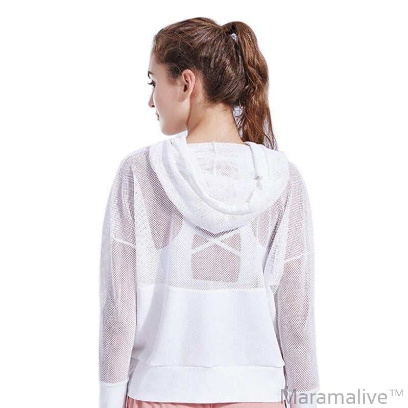 Gauze hoodie fitness hoodie