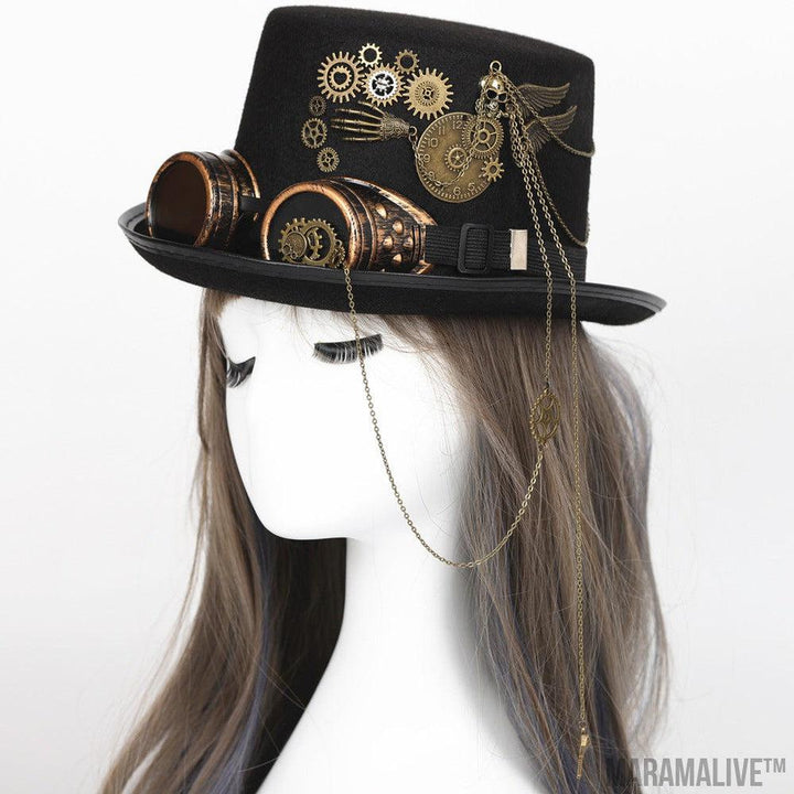 Gear Goth Glasses Retro Steampunk Topper