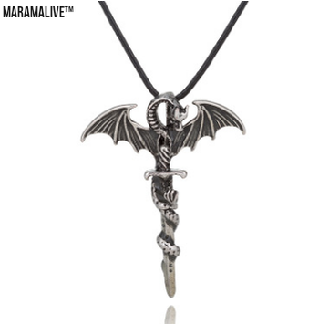 Glow Dragon Sword Necklace