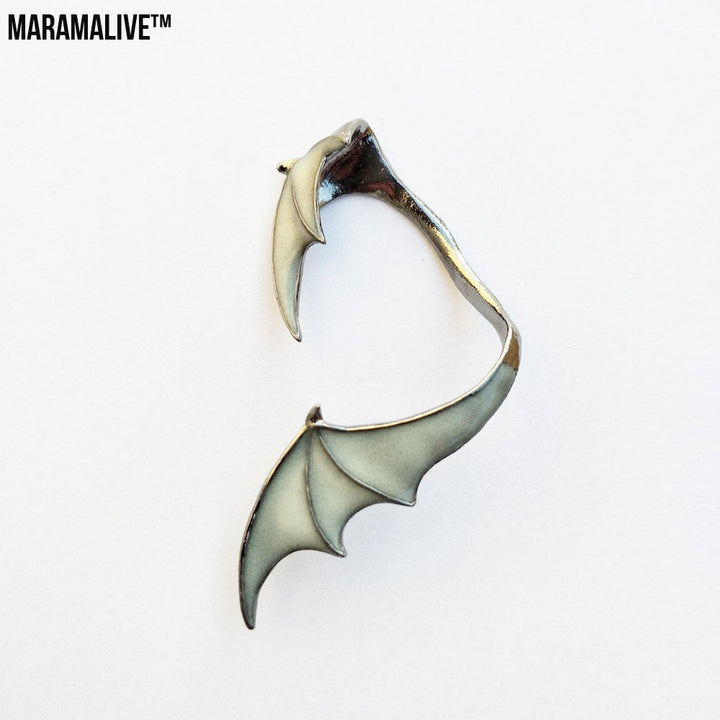 Glow-in-the-Dark Dragon Wing Earring