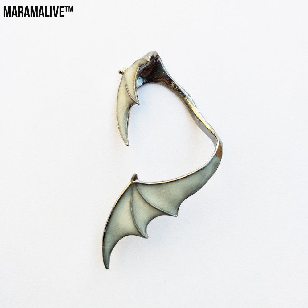 Glow-in-the-Dark Dragon Wing Earring