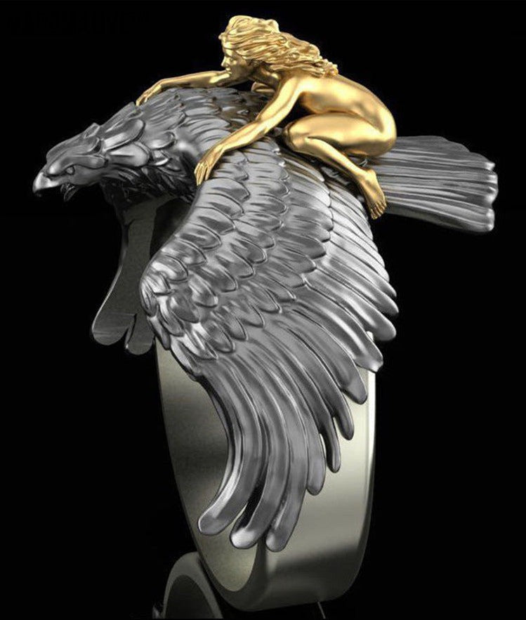 Golden Eagle Ring