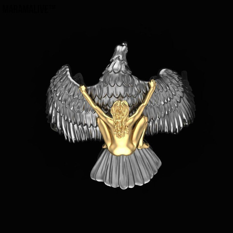 Golden Eagle Ring