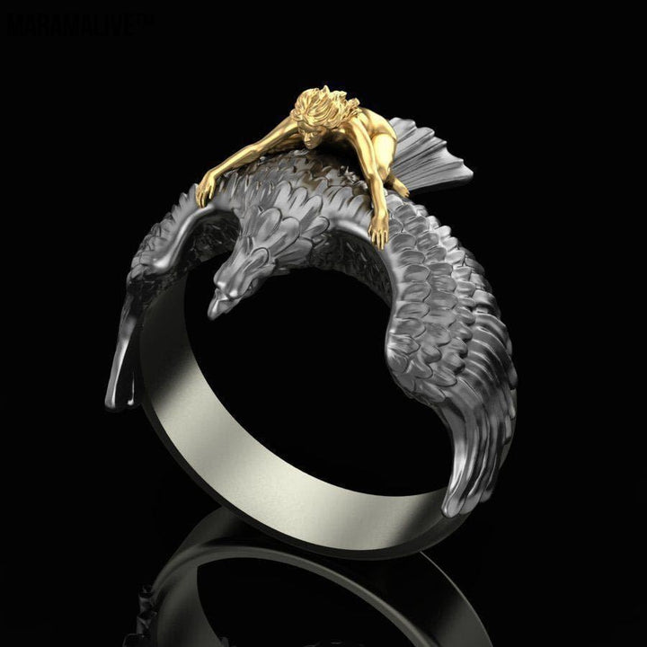 Golden Eagle Ring