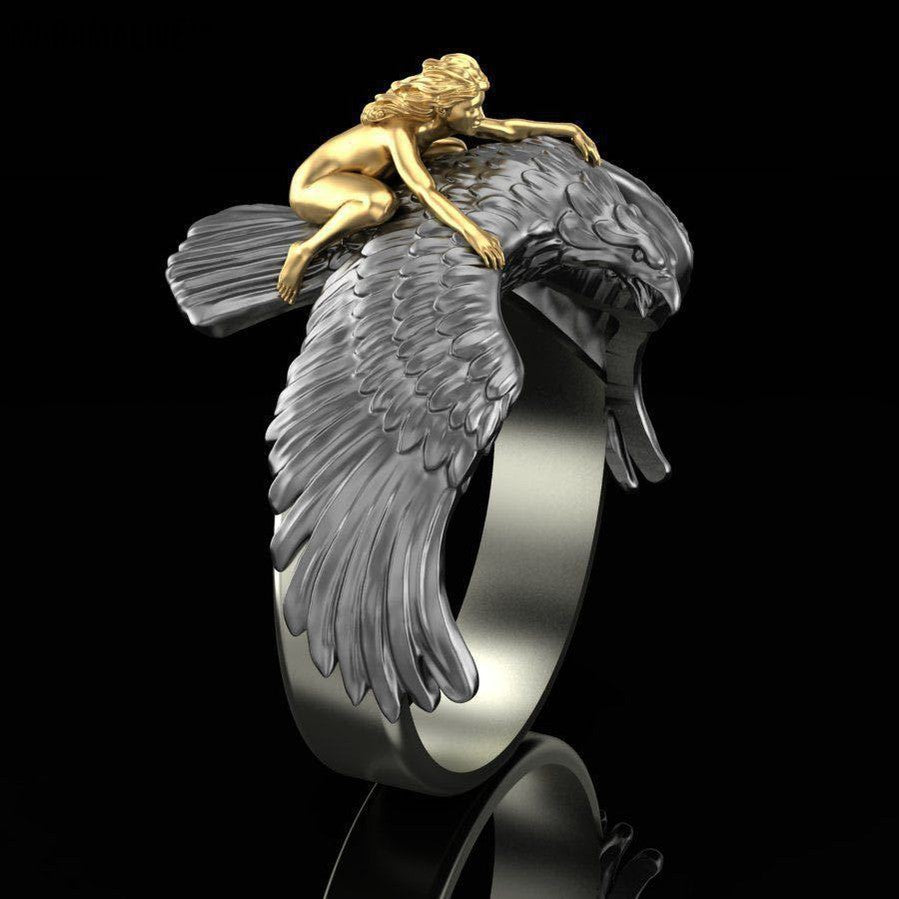 Golden Eagle Ring