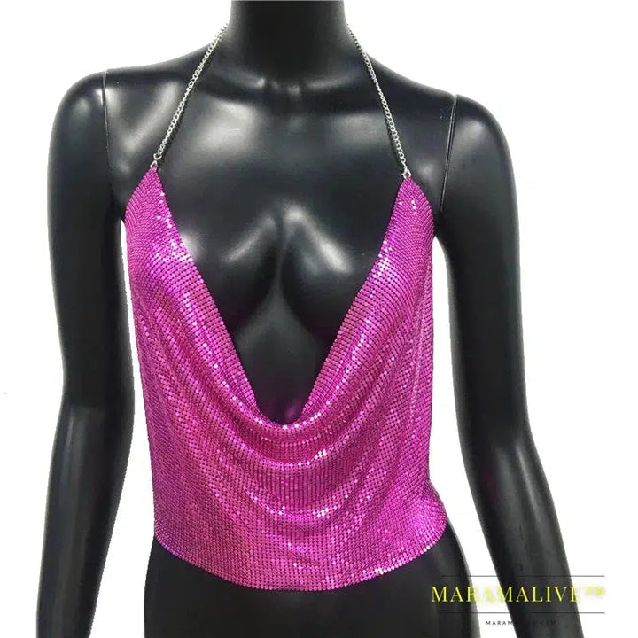 Gorgeous Glittery Crop Tops Perfect to Show Off Your Back