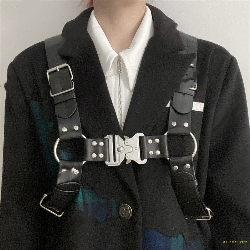 Goth Punk Style Shoulder Strap Adjustable Strap Belt Maramalive™