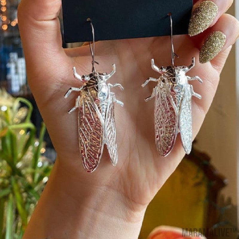 Gothic Cicada Earrings