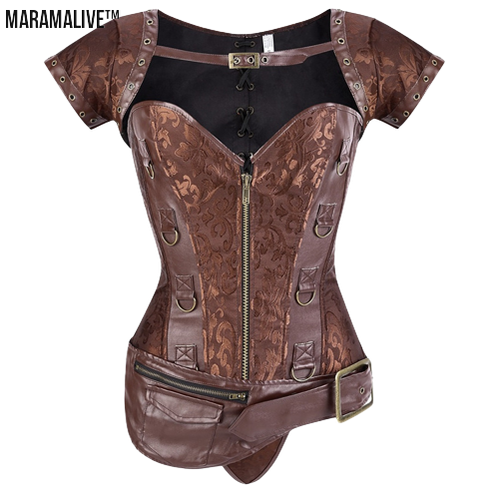 Gothic Costume Corset - Steampunk Cosplay Bustier