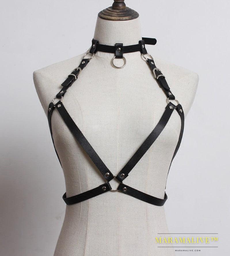 Gothic Harajuku Harness Cage Bra Underwear