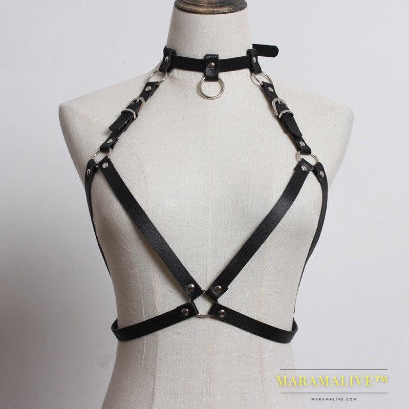 Gothic Harajuku Harness Cage Bra Underwear