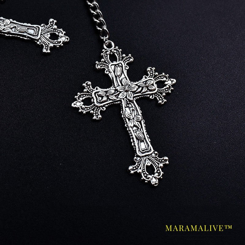 Gothic Nun Cross Waist Chain