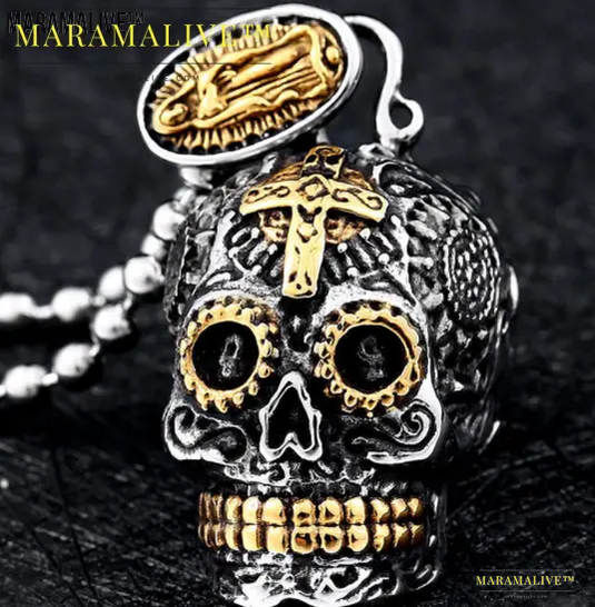 Gothic Skull Pendant Necklace