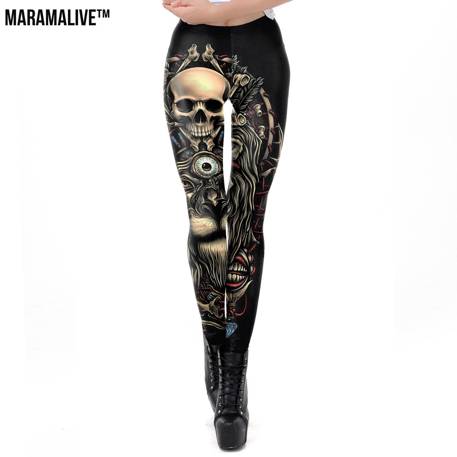 Gothic Women's Leggings - Dark Mystic tight pants