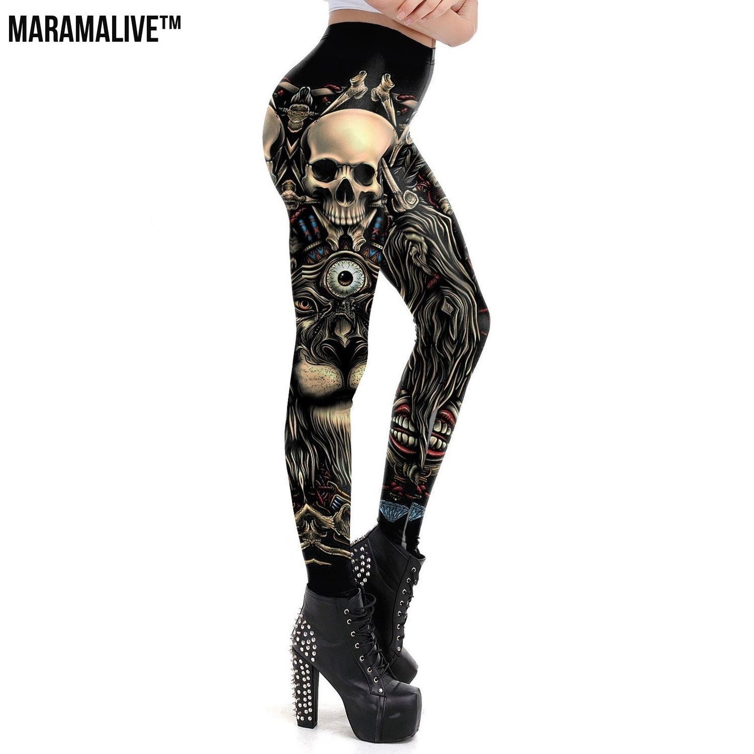 Gothic Women's Leggings - Dark Mystic tight pants