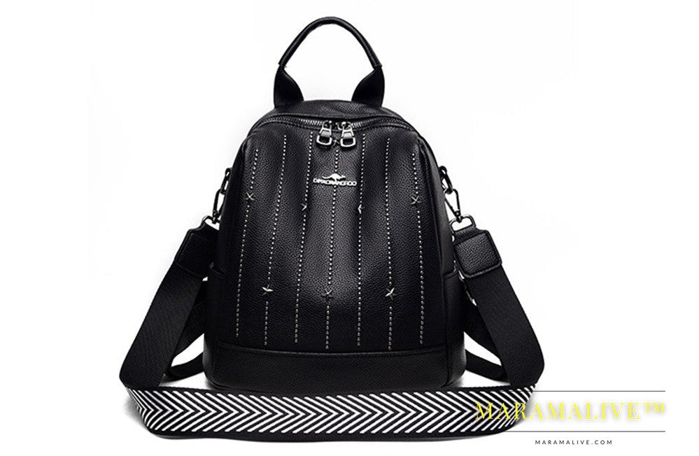 Gypsophila Leather Studded Backpack