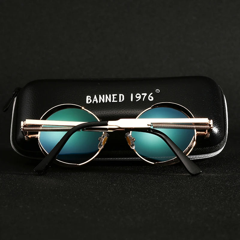 Unique vintage steampunk sunglasses design