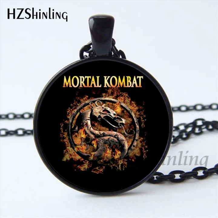 Mortal Kombat character pendant.