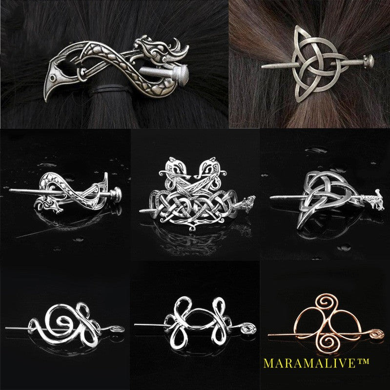 Hairpin Retro Metal Rod Sliding Hairpin Woman Hair Jewelry Accessories