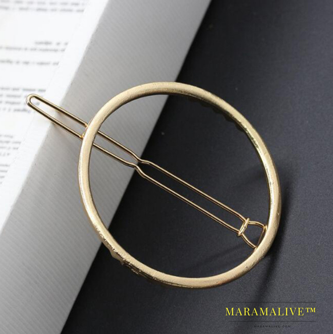 Hairpins Triangle Moon Hair Pin Jewelry