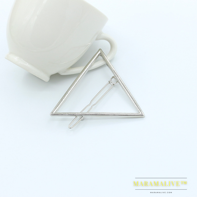 Hairpins Triangle Moon Hair Pin Jewelry