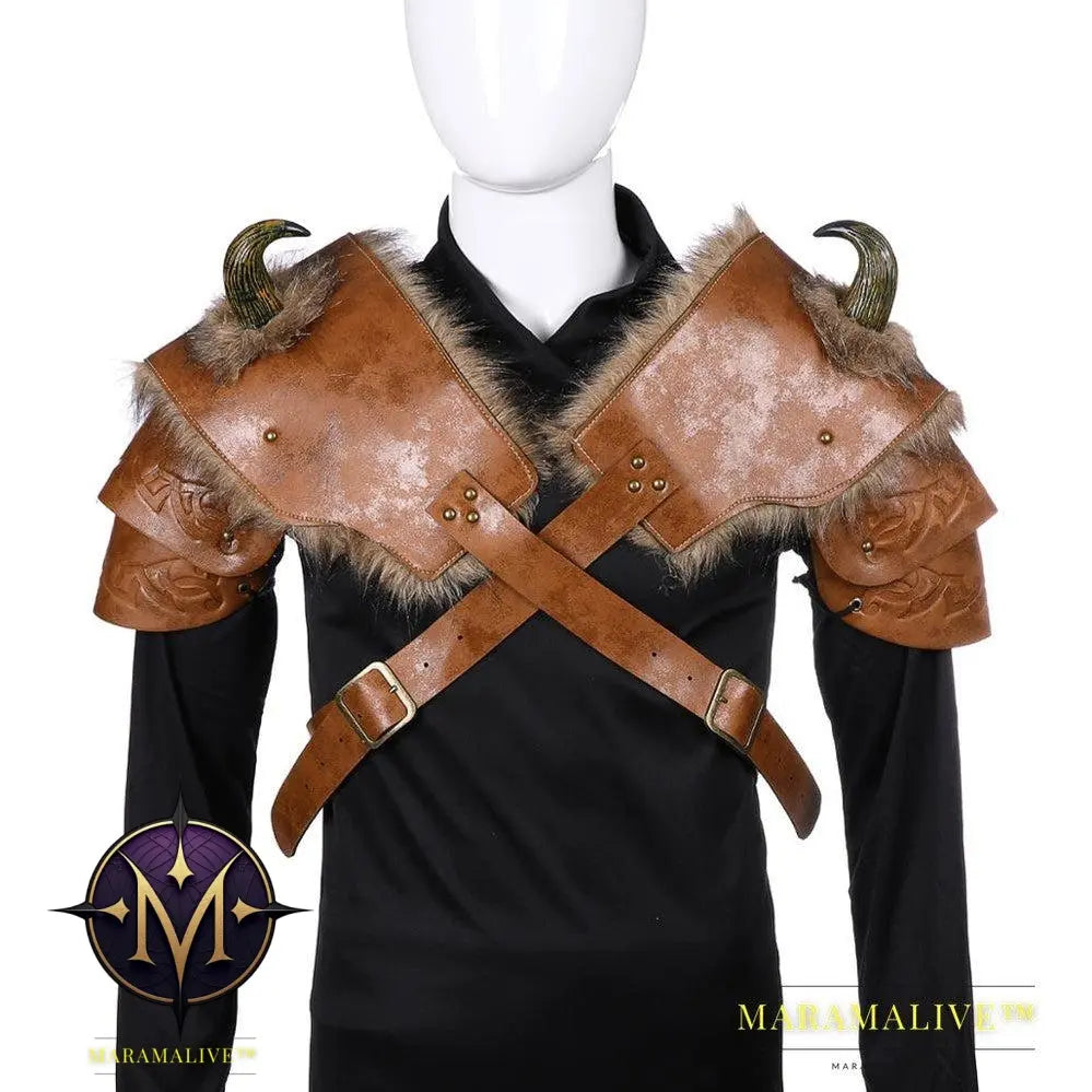 Halloween Cosplay Costume Men's Medieval Viking Armor Shoulder