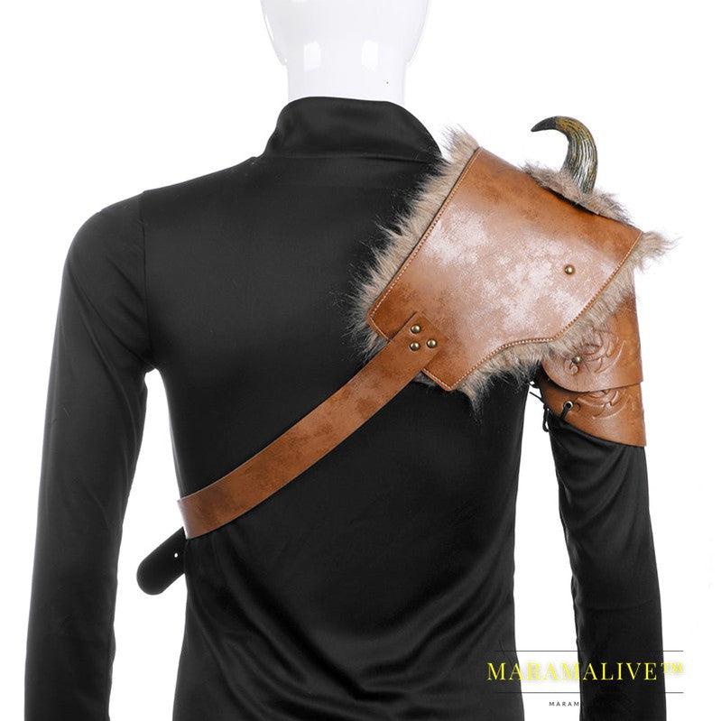 Halloween Cosplay Costume Men's Medieval Viking Armor Shoulder