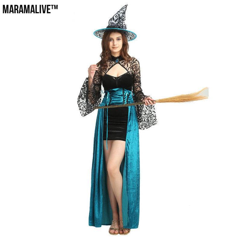 Halloween Cosplay Witch Stage Costume