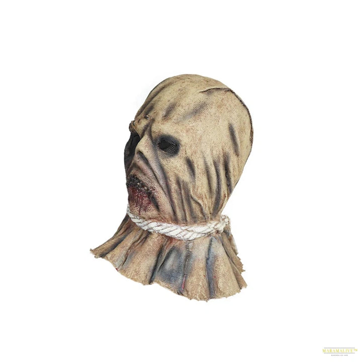 Halloween Costume Props Scary Scarecrow Latex Mask Terror Full Face Masks Carnival Party Easter Purim Props