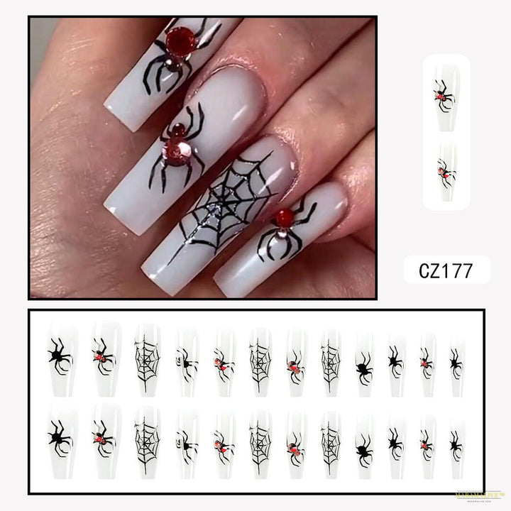 Halloween Dark Spider Wear Nail Patch