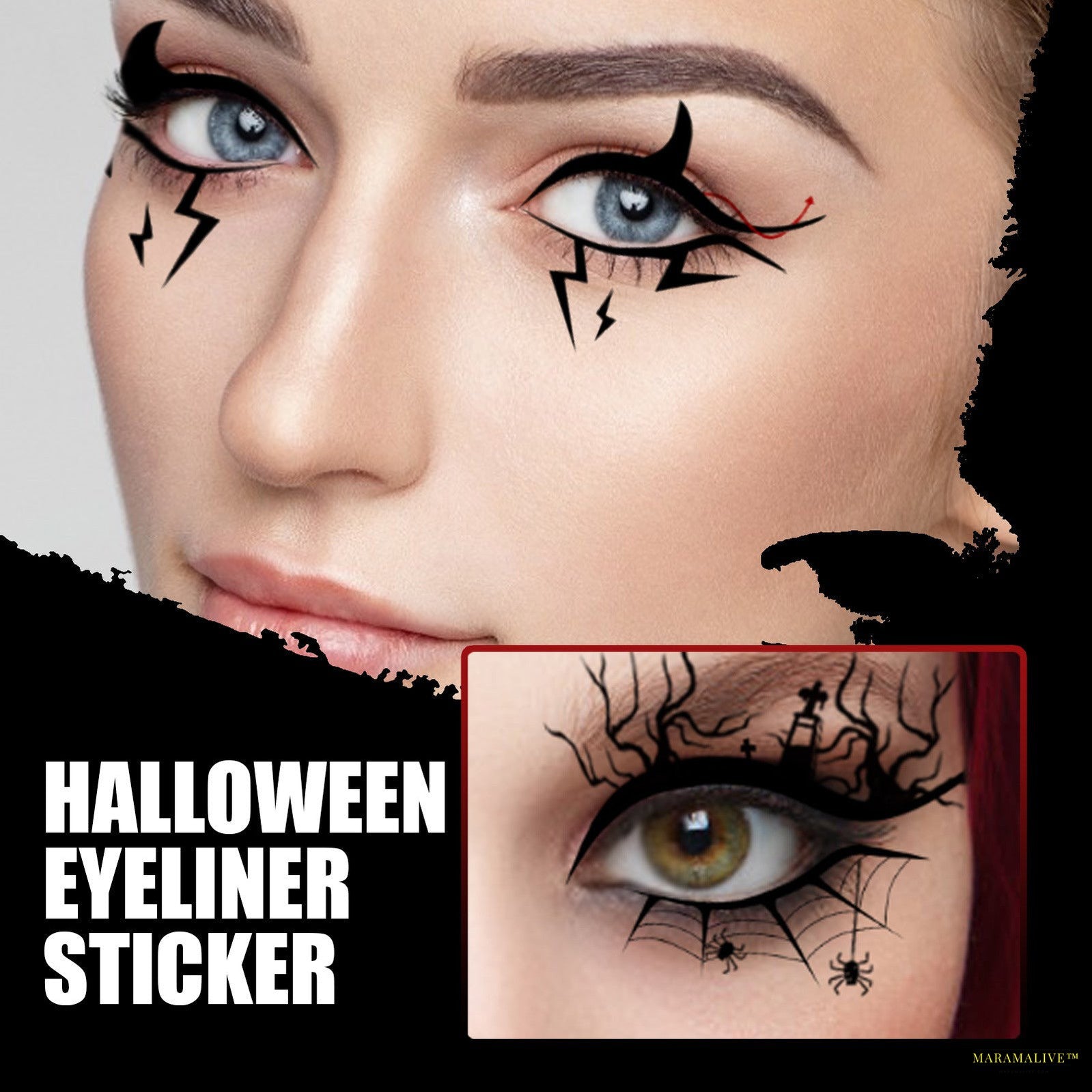 Halloween Eyeliner Stickers Party Makeup Tools