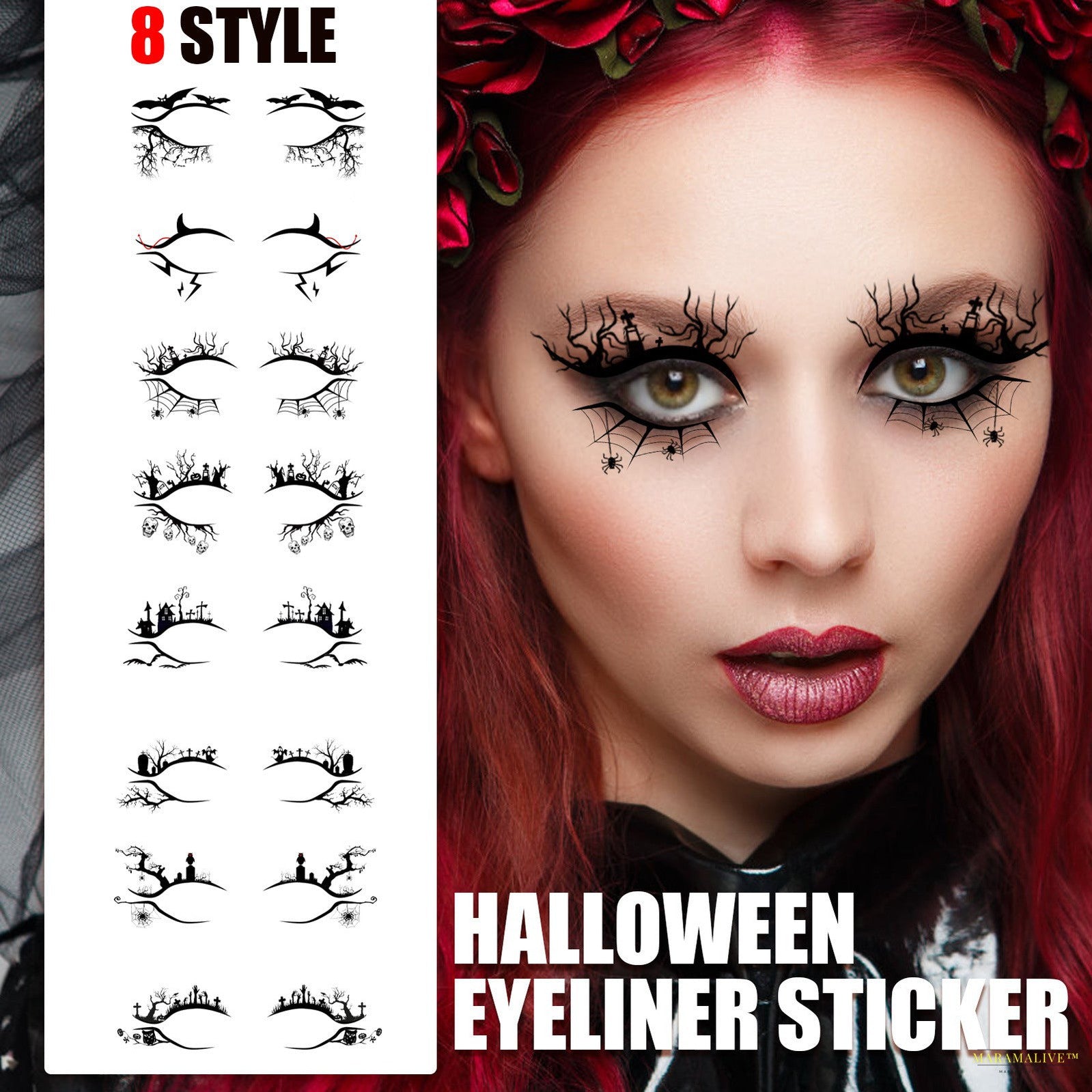 Halloween Eyeliner Stickers Party Makeup Tools