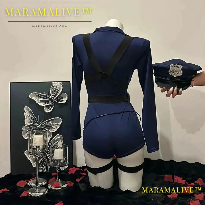 Halloween Sexy Cop Costume Cosplay Uniform