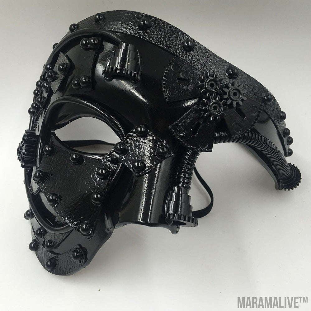 Halloween Steampunk Masquerade Party Half Face Mask